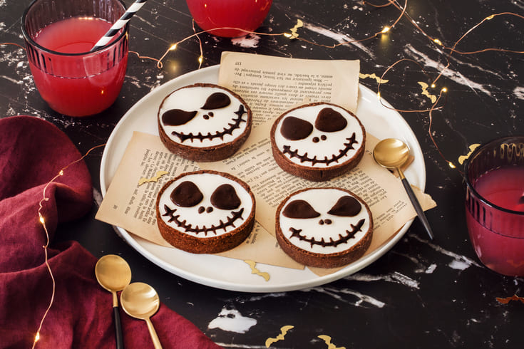 Tartelettes panna cotta d'Halloween au fromage blanc Soignon