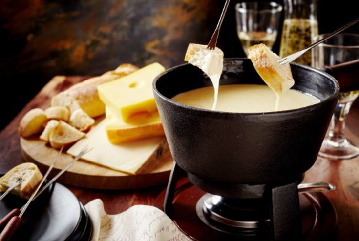 Recettes de réveillon : fondue au chèvre