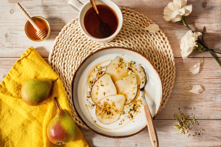 Recette bowl d'automne à la poire et au miel
