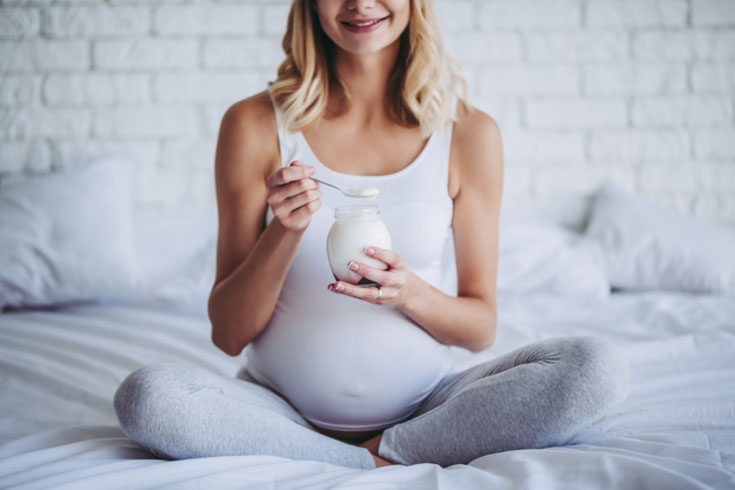 Les produits laitiers sont riches en calcium et recommandés pendant la grossesse