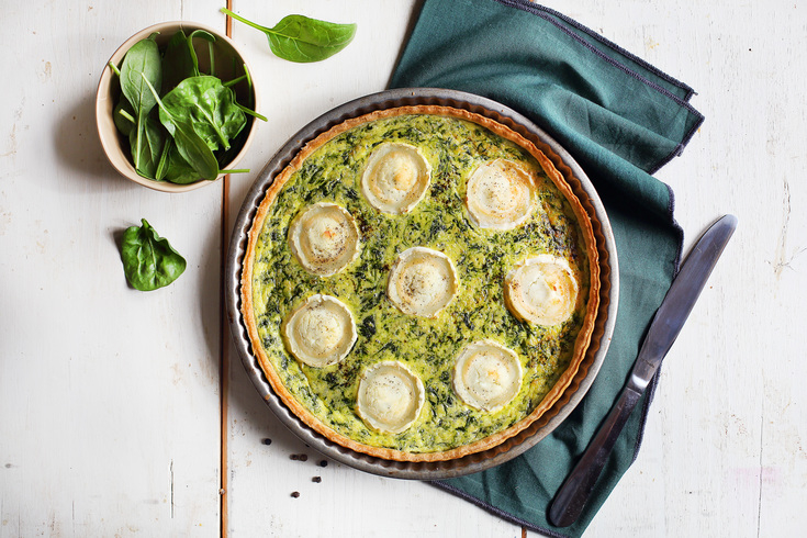 Tarte Chèvre et épinard