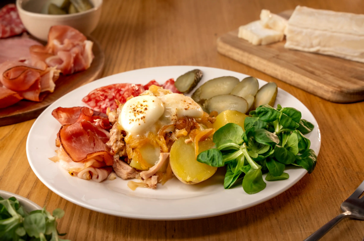 Raclette au chèvre