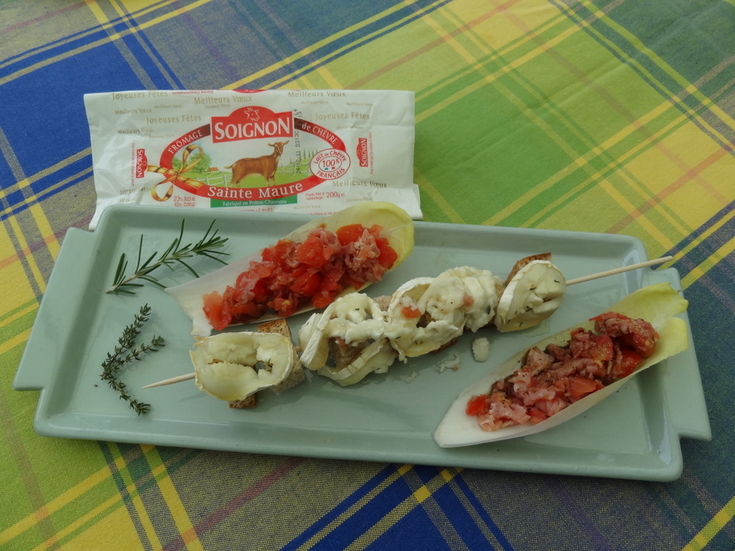 Brochette de chèvre mieli-mielo