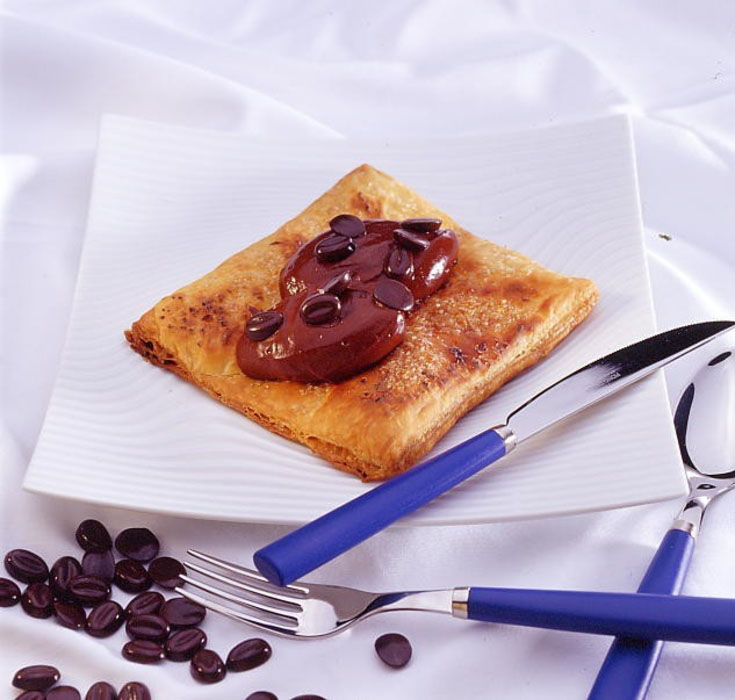 Feuilleté Cappuccino au fromage blanc de chèvre