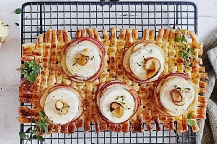 Feuilleté Chèvre, Pomme & Sirop d’érable