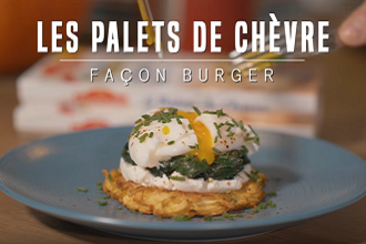 Les Palets de Chèvre façon burger