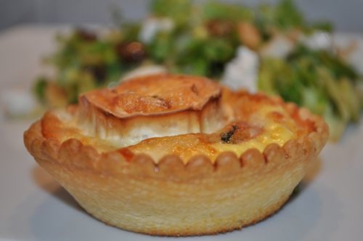 Minis tartelettes au fromage de chèvre