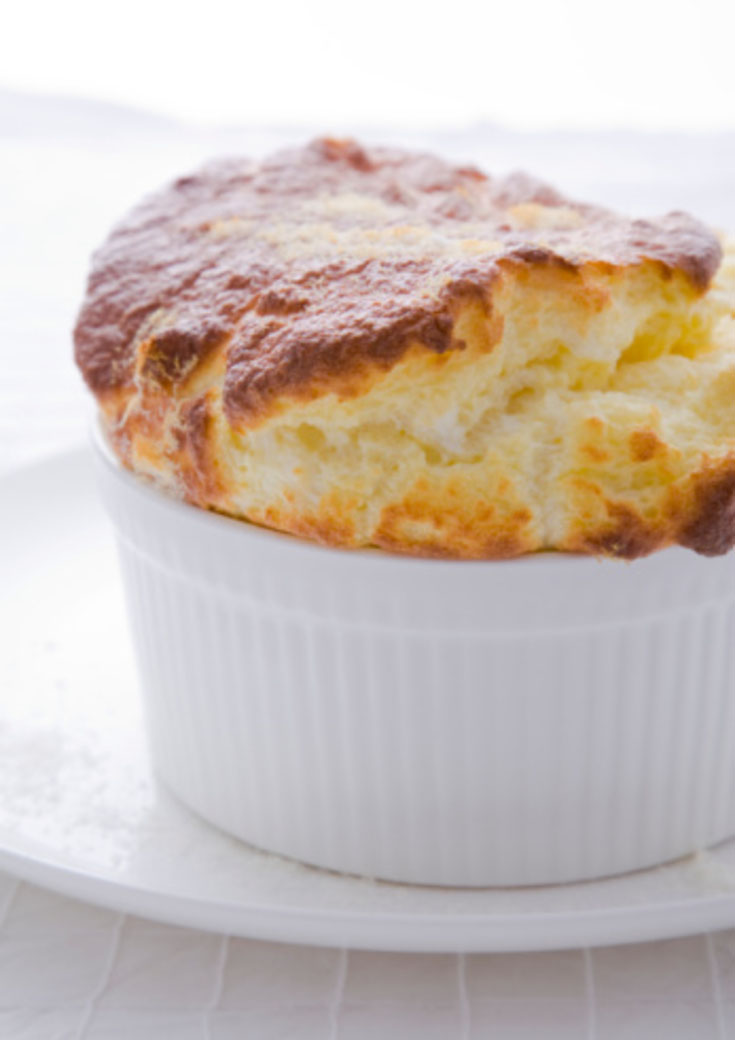 Petit soufflé au chèvre