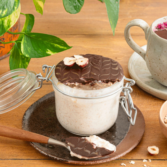 Overnight oats au yaourt au lait de chèvre