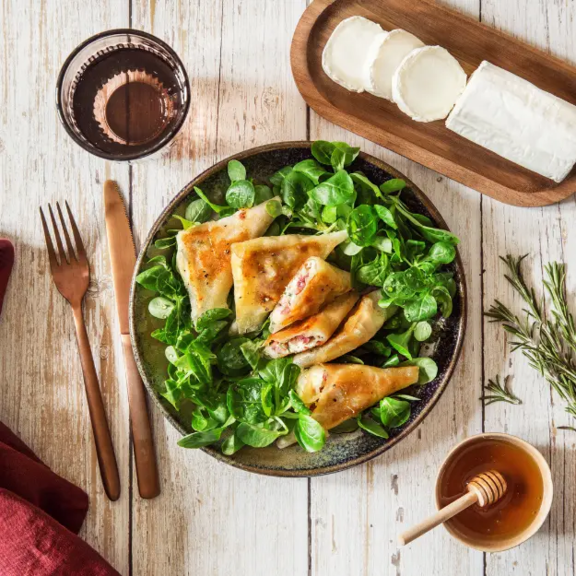 Brick de fromage de chèvre au miel