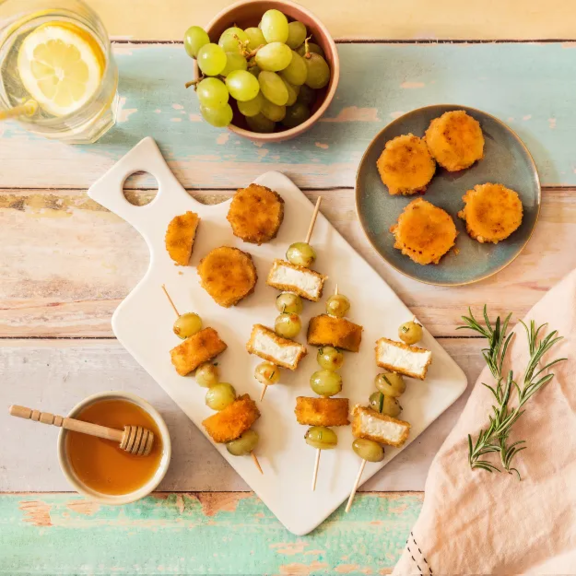 Brochettes de Chèvres Chauds au AirFryer