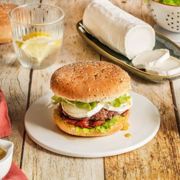 Burger chèvre miel