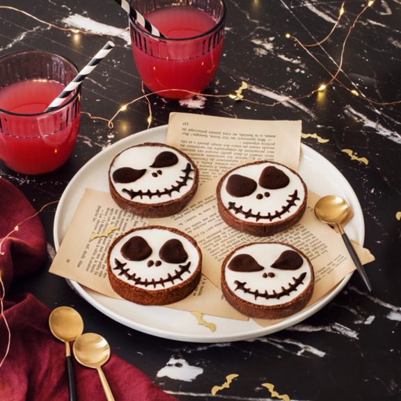 Tartelettes panna cotta d'Halloween