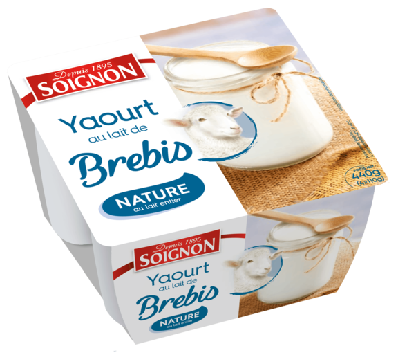 Yaourt Nature Au Lait De Brebis Yaourts Soignon