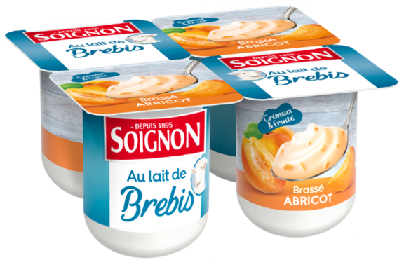 Le brassé abricot au lait de brebis