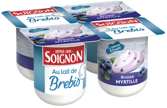 Le brassé myrtille au lait de brebis