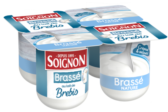 Le brassé nature au lait de brebis