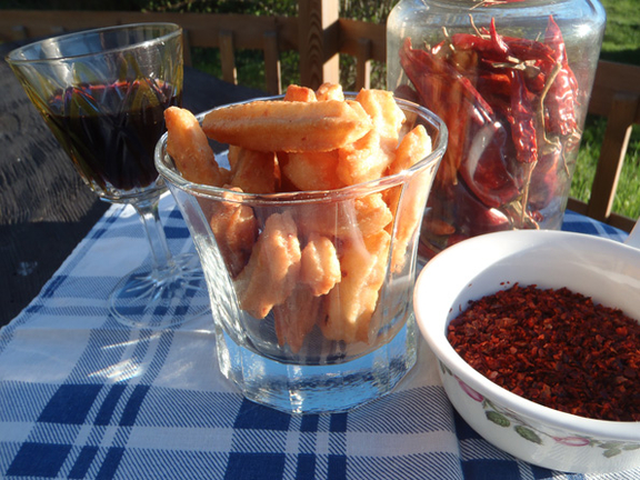 Churros au chèvre sec