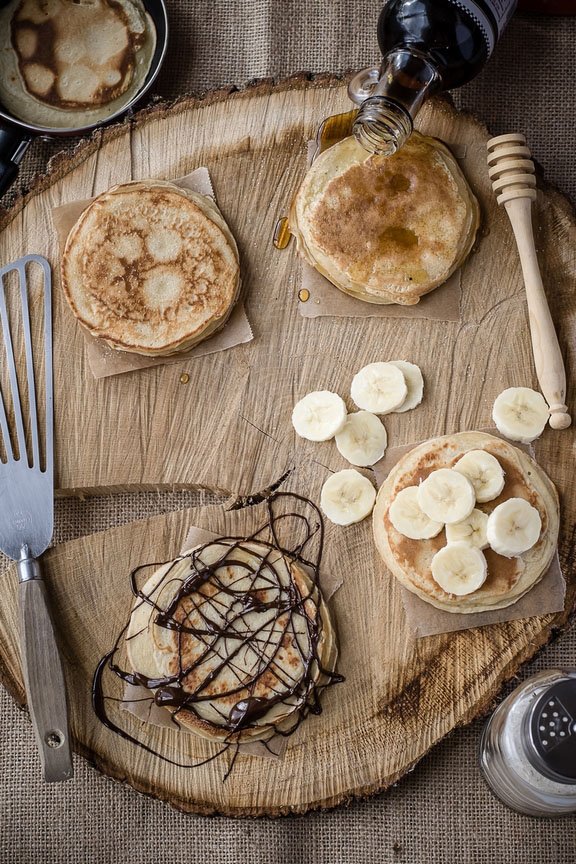 Pancakes aux yaourts de Chèvre Soignon