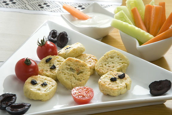 Sablés salés au fromage de chèvre et aux herbes de Provence