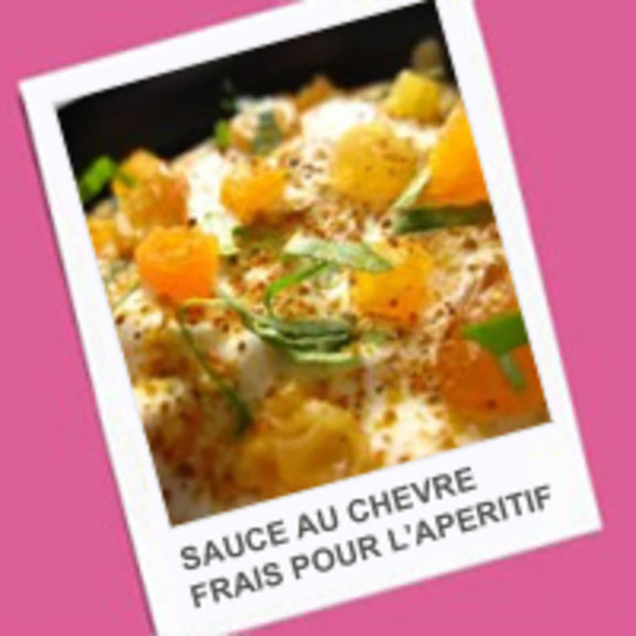 Sauce au chèvre frais pour l’apéritif