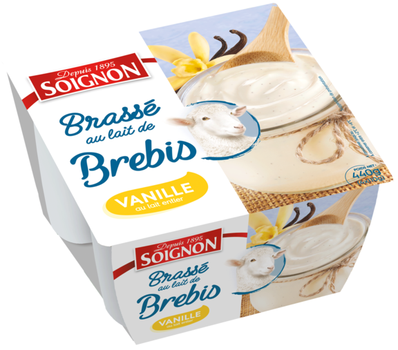 Yaourt brassé vanille au lait de brebis