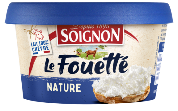 Le Fouetté de chèvre nature 140g