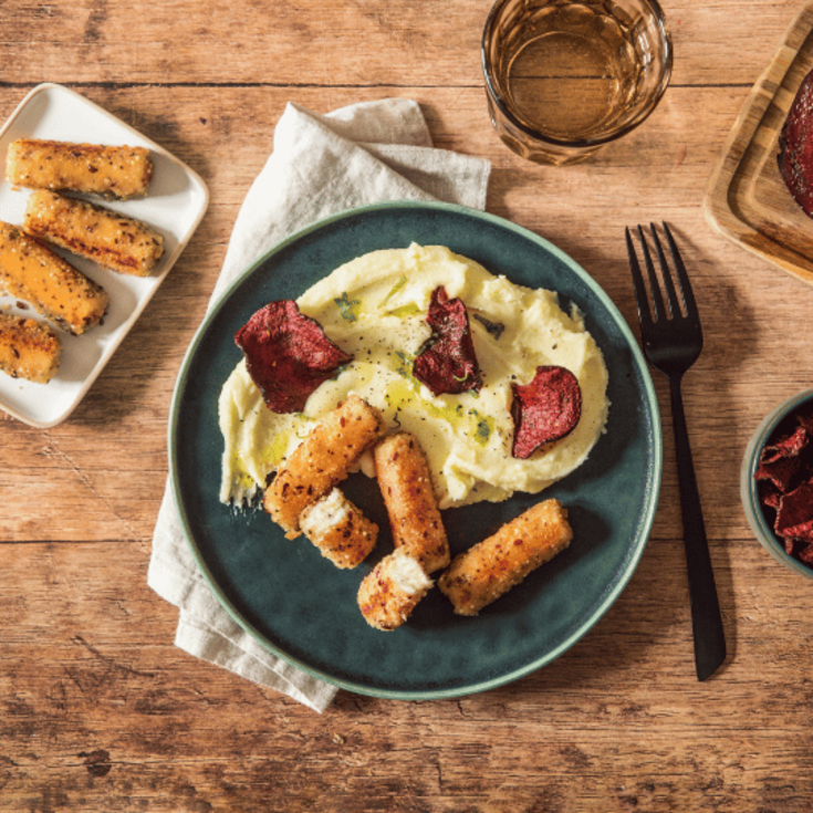 Purée de panais et Croustis Chèvres