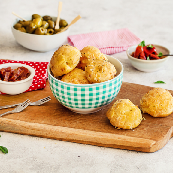 Gougères au fromage de chèvre