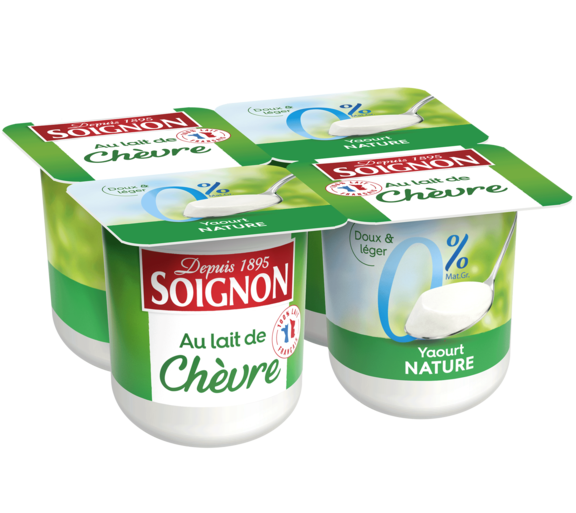 Yaourt nature 0% au lait de chèvre — Yaourts