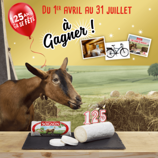 Pour ses 125 ans, Soignon vous fait gagner des cadeaux !