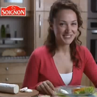 Publicité Soignon La bûche de chèvre Sainte Maure 2006