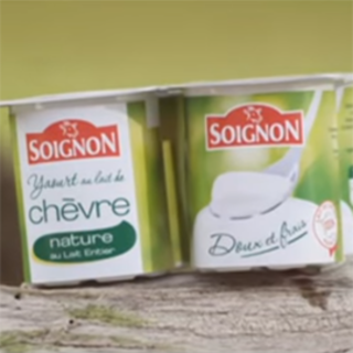 Publicité Soignon Yaourt au lait de chèvre 2013