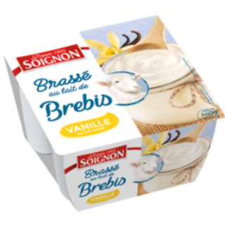 Yaourt brassé vanille au lait de brebis