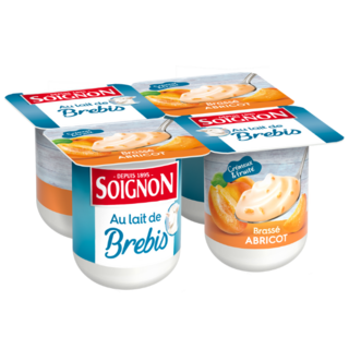 Le brassé abricot au lait de brebis