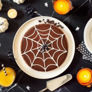 Tarte d'Halloween au chocolat