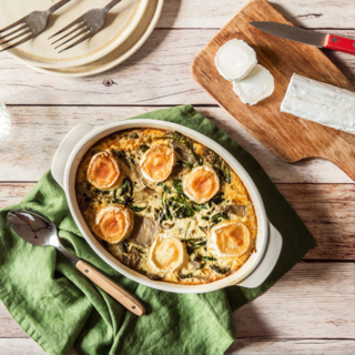 Gratin de blettes au fromage de chèvre