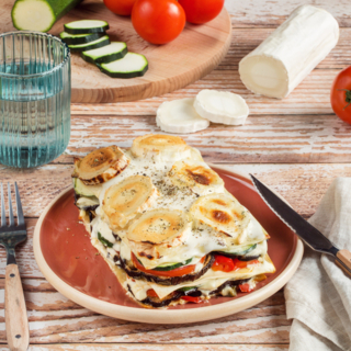 Lasagnes de chèvre aux légumes du soleil