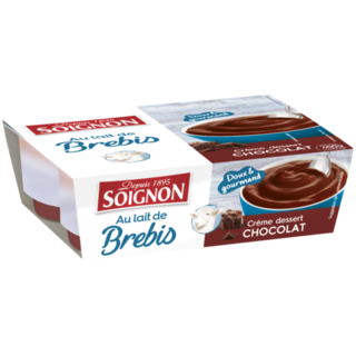 Crème dessert chocolat au lait de brebis