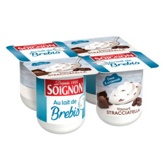 Yaourt stracciatella au lait de brebis