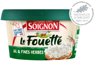 Le Fouetté de chèvre Ail et Fines Herbes 140g