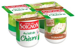 Yaourt brassé 3 graines au lait de chèvre