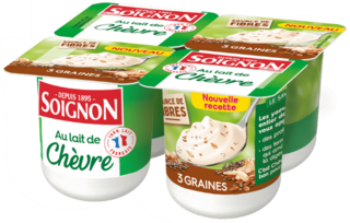 Yaourt brassé 3 graines au lait de chèvre