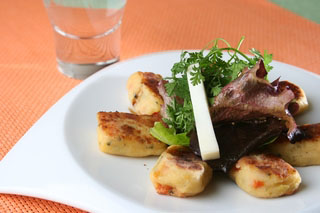 Gnocchi de pommes de terre au fromage de Chèvre  