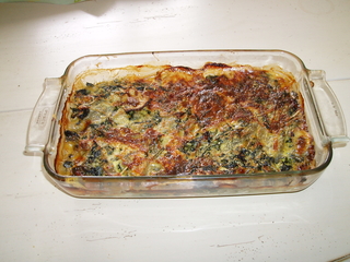 Gratin de blettes au fromage de chèvre