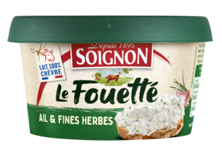 Le Fouetté de chèvre Ail et Fines Herbes 140g