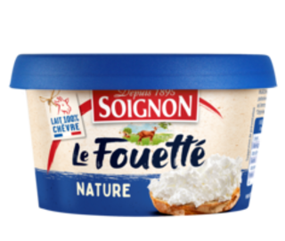 Le Fouetté de chèvre nature 140g