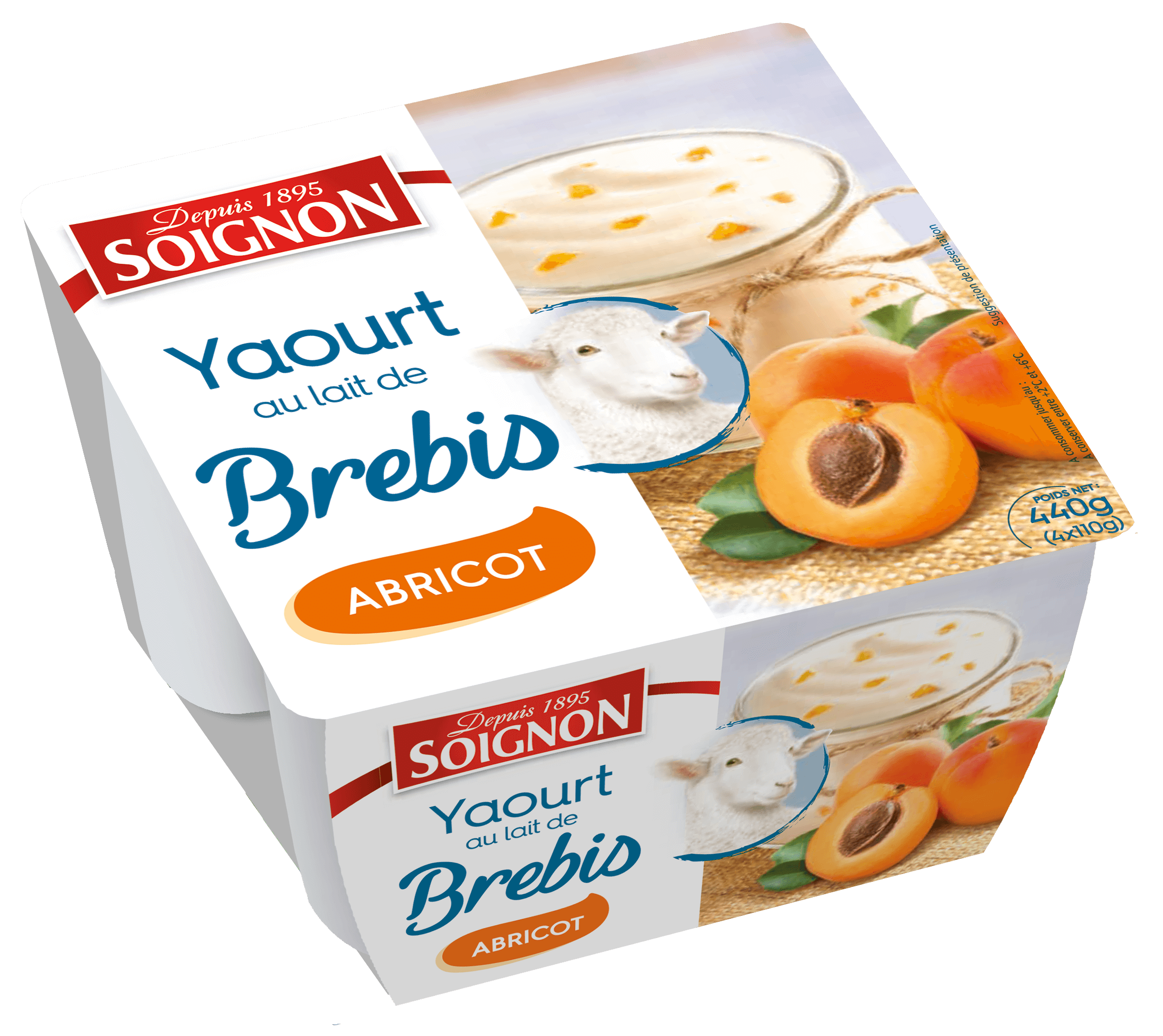 Yaourt Brasse Abricot Au Lait De Brebis Yaourts Soignon