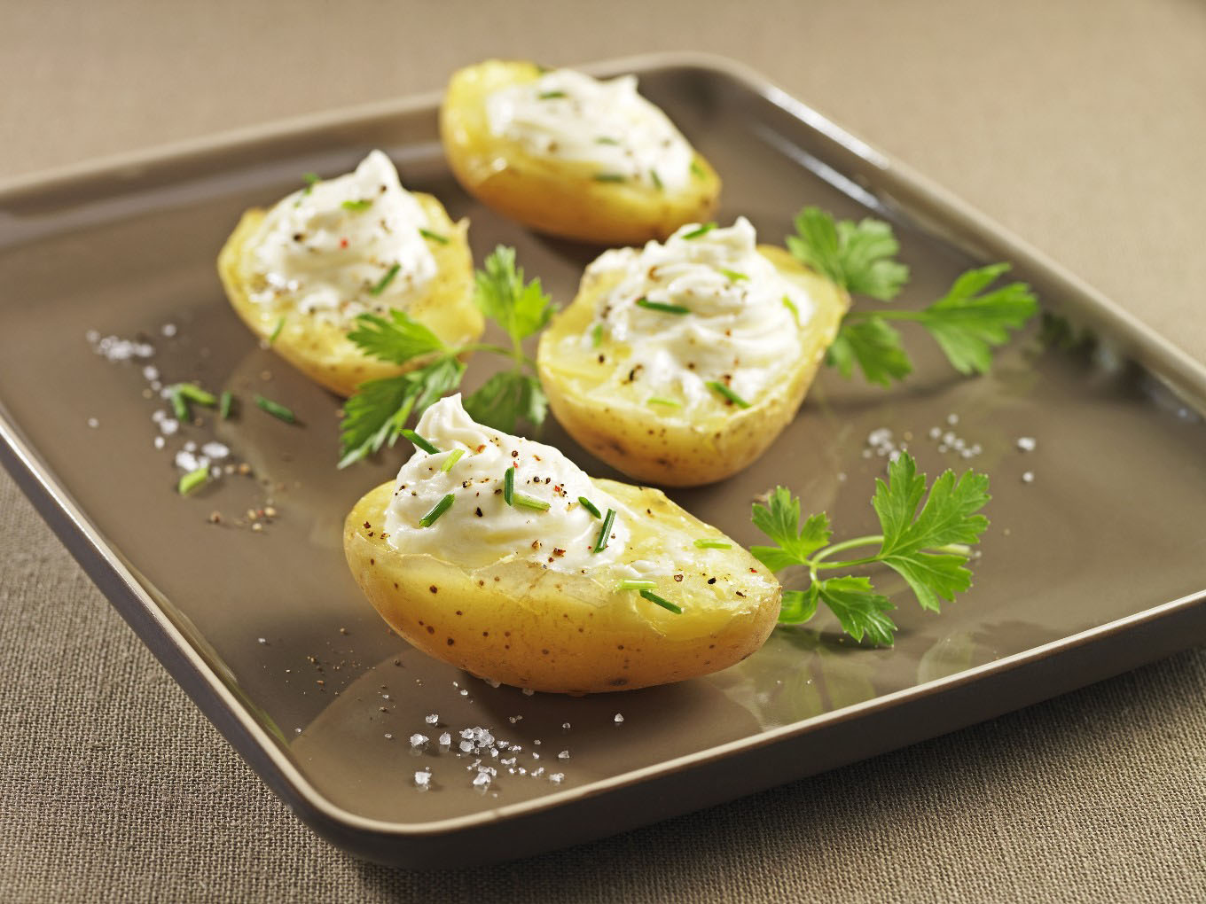 Pomme de terre au four au fromage de chèvre | Soignon