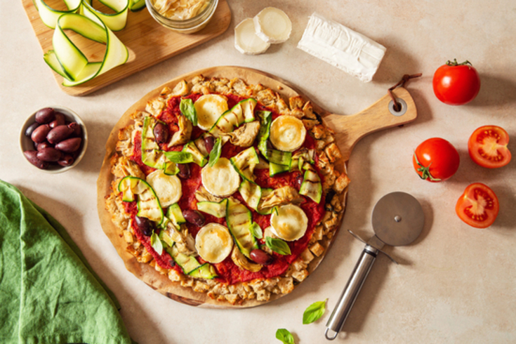 pizza montagnarde au chèvre 
